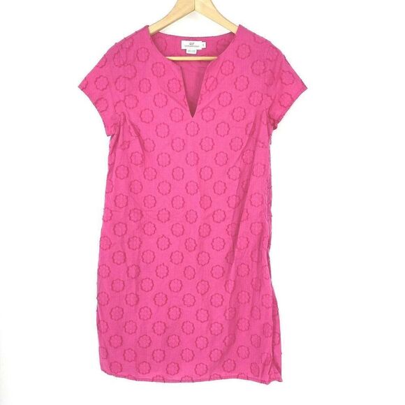 Vineyard Vines Dress Embroidered Shift - Picture 1 of 8
